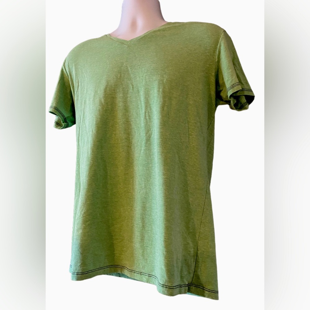 Diesel Light Green V-neck Shirt